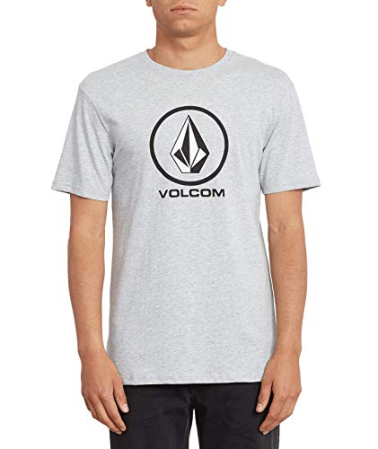 Volcom Crisp Stone BSC SS Camiseta, Hombre, Gris, Extra-Small
