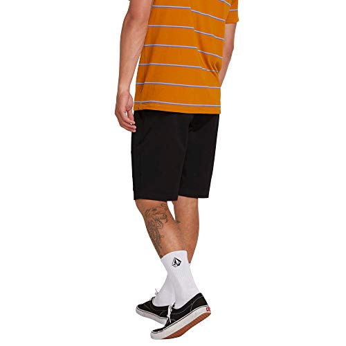 Volcom FRCKN MDRN Strch SHT Pantalón Corto, Hombre, Negro, 33