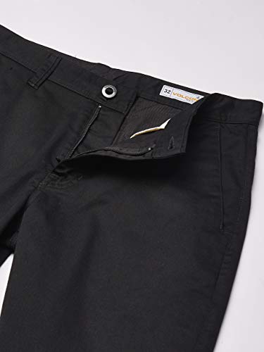 Volcom FRCKN MDRN Strch SHT Pantalón Corto, Hombre, Negro, 34