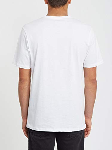 Volcom Frequent Fty SS Camiseta, Hombre, White, XS