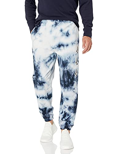 Volcom Iconic Stone-Pantalón de Forro Polar Deportivos, Multicolor, 34-37 para Hombre