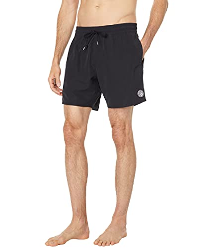 Volcom Lido Solid Trunk 16 Pantalón Corto, Hombre, Black, S