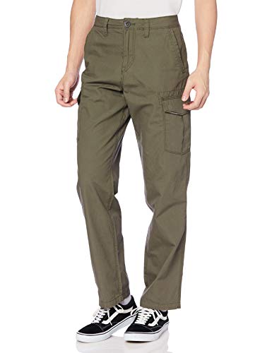 Volcom Miter II Cargo Pant Pantalón, Hombre, Army Green Combo, 33