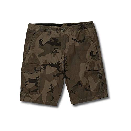 Volcom Miter Ll Cargo - Pantalones Cortos para Hombre, Hombre, A0911903, Camuflaje, 31