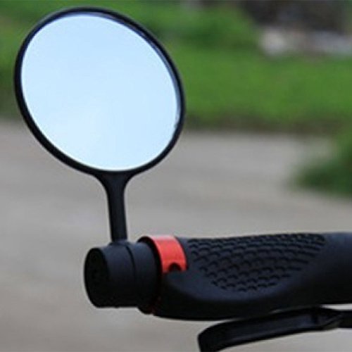 VORCOOL Espejo Retrovisor Bici Bicicleta 360° Ajustable Espejo Retrovisor Universal Ajustable del Manillar (Negro)