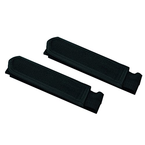 VORCOOL Vélo Pédales Strap Ceinture Vélo Fixed Gear Vélo Lot DE 2 Pieds de Pédale avec Bretelles de Colle Pédale Toe Clip Ceinture Strap Lot DE 2 (Noir)