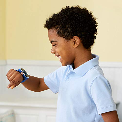 VTech - Kidizoom Smart Watch DX2, Reloj inteligente para niños, doble cámara de fotos, vídeos, juegos, color Azul, Versión ESP (80-193822)