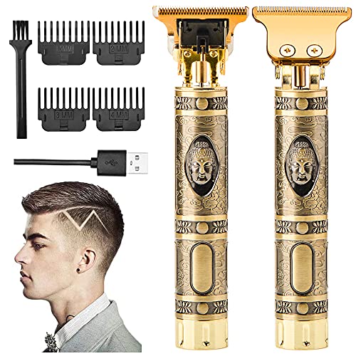 VUENICEE Cortadora de Cabello Cortapelos,Cortapelo para Hombres, Cortapelos Hombre Profesional Eléctrica,Maquina Cortar Pelo Inalámbrica USB Recargable, 4 Peines Limitados Profesionales.