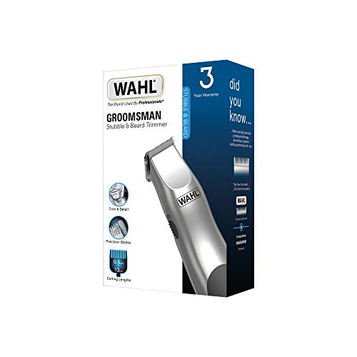 Wahl Groomsman - Recortadora en blíster, color plata