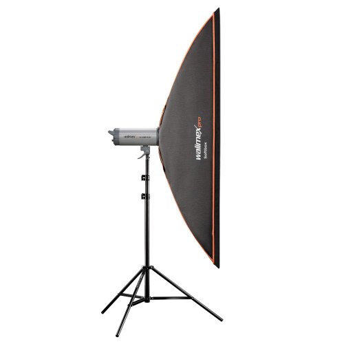 Walimex Pro Softbox Orange Line 25x180 - Accesorio para cámara (1.84 kg, 280 mm, 250 mm, Negro, Color Blanco)