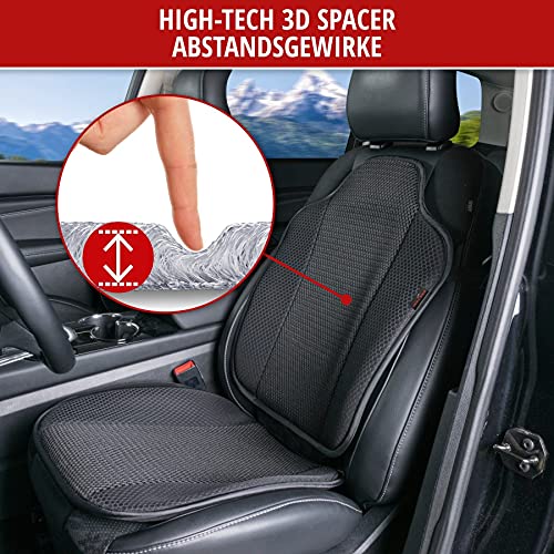 WALSER funda de asiento de coche Aero-Spacer, protector de asiento transpirable, funda de asiento confortable negro 13994