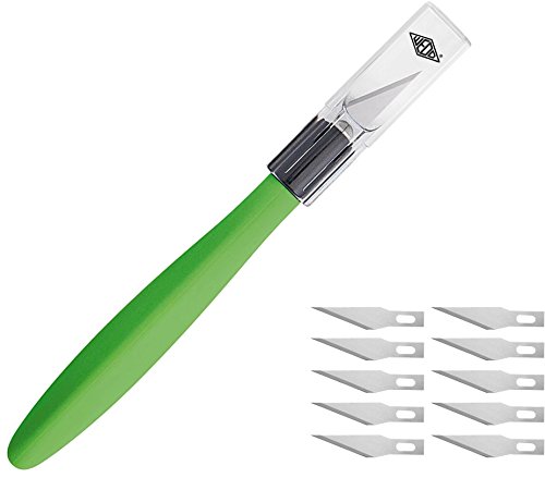 WEDO 7852199 Set Cutter Scalpel, Comfortline con mango de agarre suave