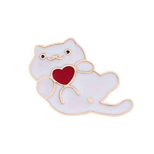 WEHONG 1 Pieza Lindo Gato De Dibujos Animados Alfileres Coloridos Insignias ACR¨ªlicas Broche Ropa Mochila Pin De Solapa Accesorios De Joyer¨ªa???Gato