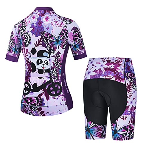 weimostar Ciclismo Jersey Pantalones Cortos Conjunto Traje De Las Mujeres Bicicletas Tops Camisa Bicicleta De Montaña, 638., S