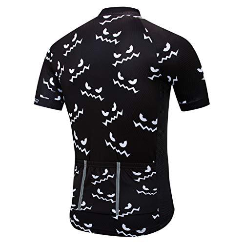 Weimostar Maillot de ciclismo para hombre, camiseta de ciclismo, parte superior transpirable, de verano, manga corta