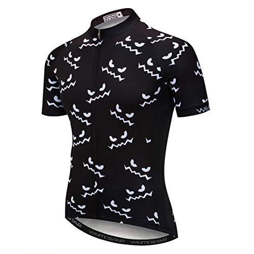 Weimostar Maillot de ciclismo para hombre, camiseta de ciclismo, parte superior transpirable, de verano, manga corta