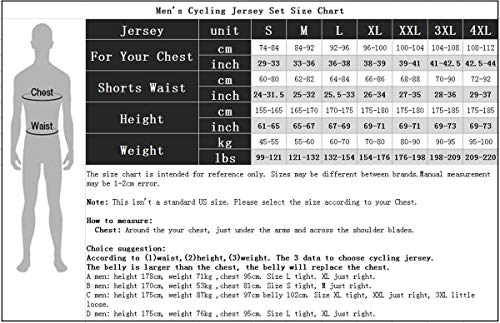 weimostar Manga corta Ciclismo Jersey Hombres Cremallera Completa Bicicleta Camisa Correr Top Bicicletas Ropa, 333, L