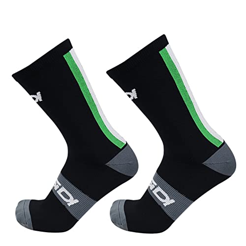 WERWER Calcetines de Ciclismo Hombres Mujeres Competición Profesional Calcetines Deportivos Calcetines de Bicicletas de Carretera al Aire Libre Calcetines de Ciclismo (Color : TW White, Size : 39-45)