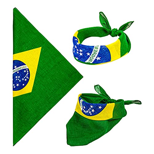 WIDMANN Bandana de Brasil, Multicolor, Talla única (1041B)