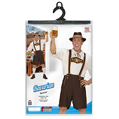 WIDMANN- Disfraz de Baviera (Pantalones de Piel, Camisa, Calcetines y Sombrero), Multicolor, XXX-Large (5585)