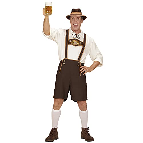 WIDMANN- Disfraz de Baviera (Pantalones de Piel, Camisa, Calcetines y Sombrero), Multicolor, XXX-Large (5585)