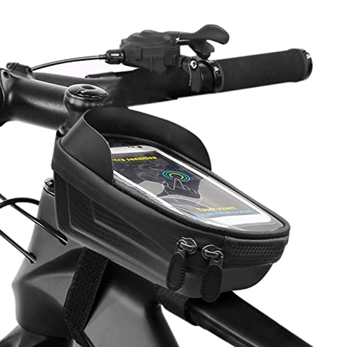 Wilitto Bike Frame Pouch Touch Screen Design Large Capacity Bicycle Frame Bag Sensitive Streamlined