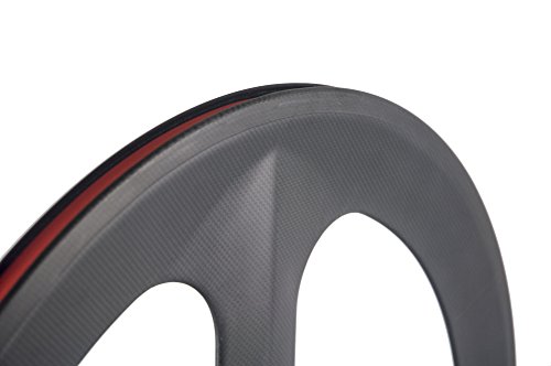 WINDBREAK BIKE Full Carbon 70mm Tri-Spoke Wheel for Road Bike Only Front Wheel Clincher