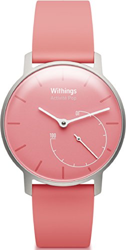 Withings Aktivitätstracker Pop Smart Watch Coral 3700546700910, Baby Girls, Rosa-Rosa, Talla única