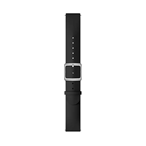 Withings Pulseras deportivas de calidad fabricadas en fluoroelastómero para los relojes Steel HR, Steel HR Sport, Move ECG, Move, Steel y ScanWatch, Negro, FKM 20 mm [Exclusiva Amazon]