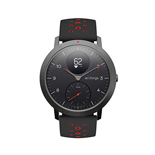 Withings Pulseras deportivas de silicona para los relojes ScanWatch, Steel HR, Steel HR Sport, Move ECG, Move y Steel, Negro bicolor - Correa Loop deportiva, Silicona 20 mm [Exclusiva Amazon]