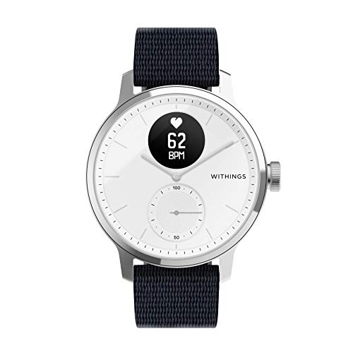 Withings Pulseras fabricadas con hilos tejidos de PET reciclado para los relojes ScanWatch, Steel HR, Steel HR Sport, Move ECG, Move y Steel, Negro, PET 20 mm [Exclusiva Amazon]