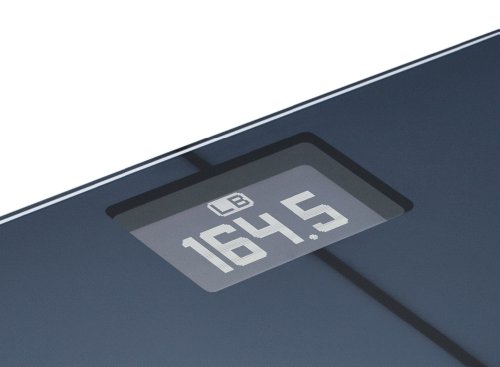 Withings WiFi Body Scale - Báscula digital (wifi, aplicación para iPhone, conexión a Facebook), color negro