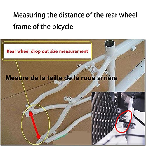 WLDOCA Nuevo Kit de conversión de Bicicleta eléctrica con batería, 26", 27.5", 700C, 36V 350W Kit de conversión de Motor de Bicicleta de Rueda Trasera, instalación de Caldera,Cassette,700C