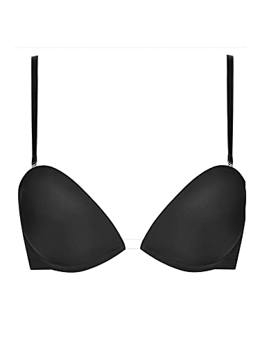 Wonderbra Sujetador Multiposición, Negro, 100C para Mujer