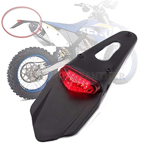 WONYAN Motocicleta Piezas LED de la cola de la motocicleta ligera y RearFender parada Enduro MX trasera Trail Supermoto for KTM EXC CR WRF 250 400 426 450