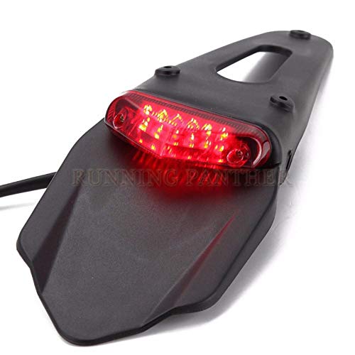 WONYAN Motocicleta Piezas LED de la cola de la motocicleta ligera y RearFender parada Enduro MX trasera Trail Supermoto for KTM EXC CR WRF 250 400 426 450