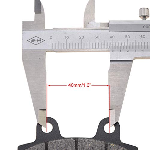 WOOSTAR Pastillas de Freno Trasero Reemplazo para Taotao 150cc 200cc 250cc Scooter ATV 4 Wheeler Quad Dirt Pit Bike Go Kart