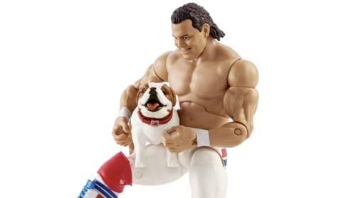 WWE British Bulldog Davey Boy Smith Elite Collector's Edition Action Figure Wrestling 18cm