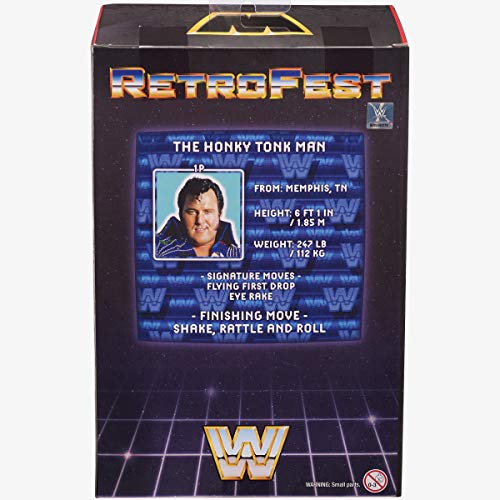 WWE Retro Fest Elite Honky Tonk Man Action Figure Limited Edition Mattel Wrestling