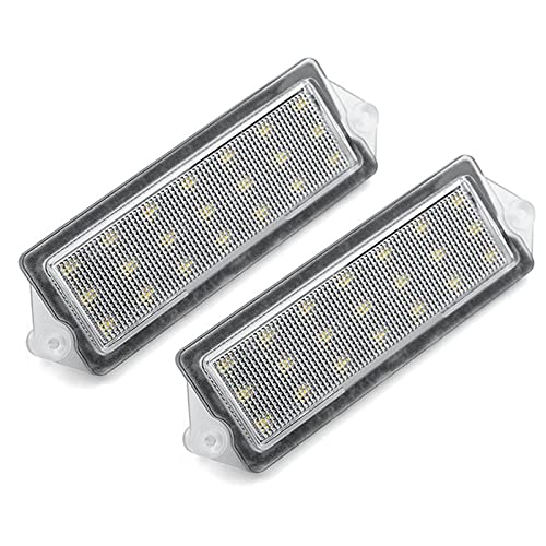 WYYUE 2 Piezas Luz de matrícula LED, Super Bright Luces De MatríCula Compatible con Hummer H2 2003-2007 Compatible con Cadillac Deville 1994-1999 Sevilla 1998-2004