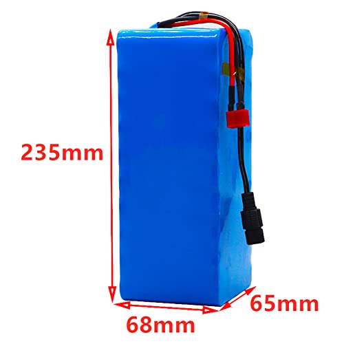 WYYZSS Paquete Batería Litio 48V 20Ah Batería Recargable Bicicleta Eléctrica 20000mAh para Motor 750W 500W 350W 250W para Herramientas Eléctricas Scooters Eléctricos con Cargador