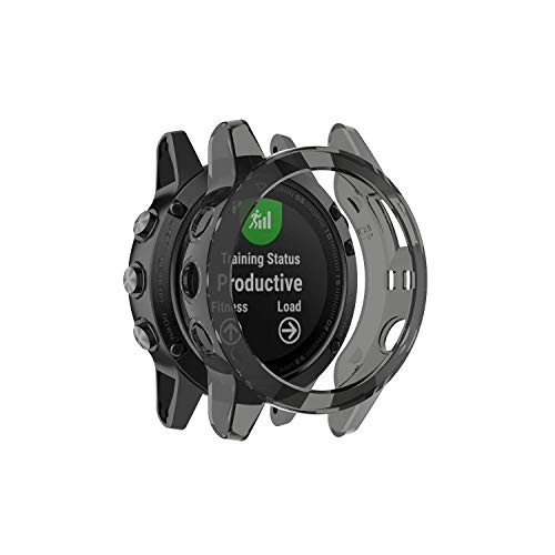 X-Best Funda para Garmin Fenix 5, Funda Protectora de Silicona TPU de Repuesto para Funda Protectora a Prueba de Golpes e irrompible para Garmin Fenix 5/5 Plus