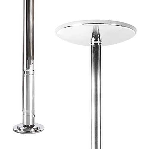 X de Pole Xpert 45 mm Cromo Spinning Pole Dance Barra - La Danza Barra de profesionales incluye un paño de microfibra PoleSports gratis