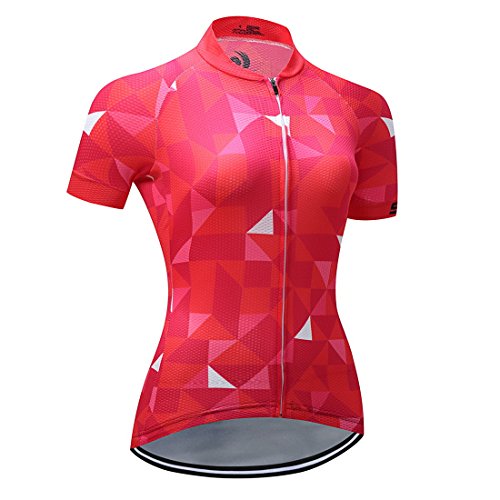 X-Labor Maillot de ciclismo para mujer, camiseta de manga corta y pantalón corto con acolchado 3D, ropa de ciclismo MTB, diseño 4 XL