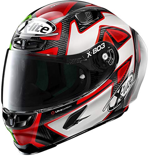 X-Lite X-803 RS Ultra Carbon Replica Petrucci Misano Casco S (56)