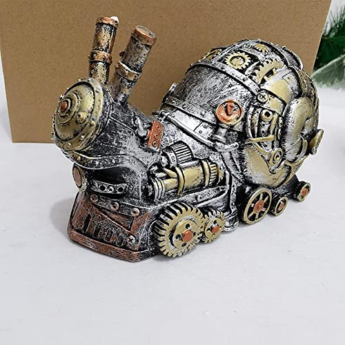 Xianghaoshun Figura de Animal Steampunk, Estilo mecánico Industrial, gótico, Perro Salchicha, Lobo, Caracol, Elefante, Rinoceronte, Escultura, Adornos de Escritorio, decoración del hogar