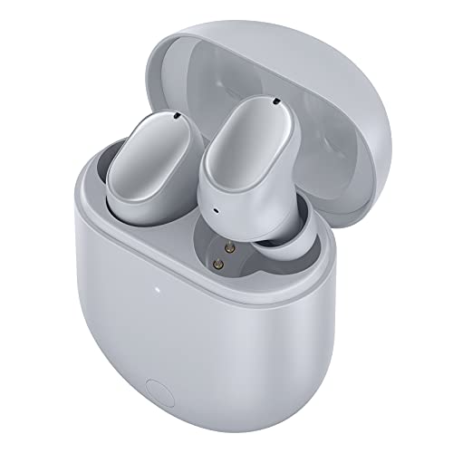 Xiaomi 2 PCS Redmi Buds 3 Pro Auriculares Bluetooth Cascos Inalambricos Deportivos Iinalambricos Reducción de Ruido Carga rápida Bluetooth 5.2 Función de conexión Dual Compatible con IPX4, Gris