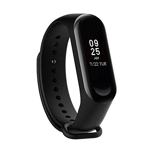 Xiaomi Mi Band 3 - Pulsera de actividad, Pantalla 0.78'' full OLED táctil, Notificaciones, Sumergible 50m, Mide calorías, pasos y sueño, Negro