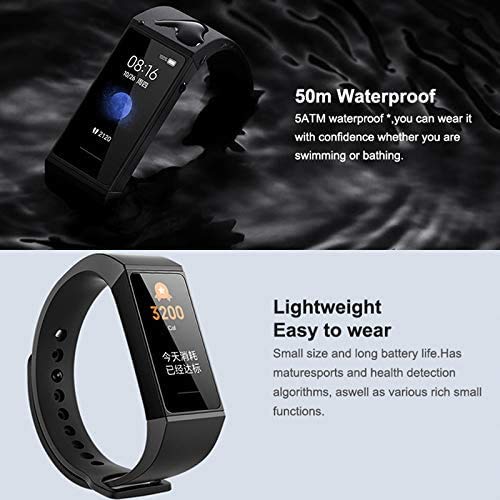 Xiaomi Mi Band 4C Pulsera De Actividad Inteligente, Medidor De Frecuencia Cardíaca, Resistencia Agua 5 ATM, Batería hasta 14 días, Pantalla 0,78" LCD Táctil, Bluetooth, iOS & Android, Unisex