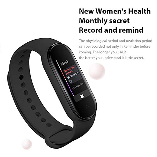 Xiaomi Mi Band 5, Smart Band 5 versión Global, Reloj Inteligente con Pulsera de Actividad, Pantalla a Color AMOLED de 1,14 ”, Monitor de frecuencia cardíaca, 10 Modos de Entrenamiento, 5 ATM, Negro